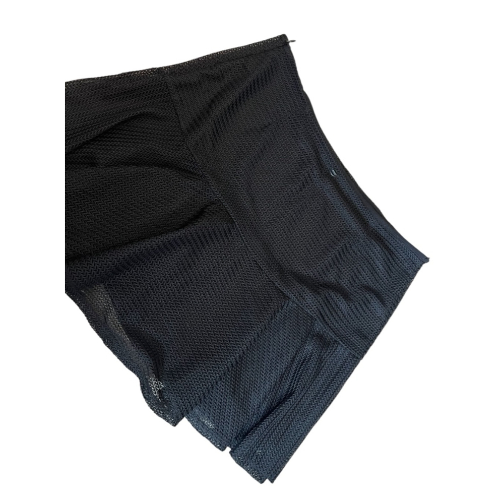 GUESS Knit Black Mid Rise Back Zip Flowy Skirt 10 - Picture 5 of 10
